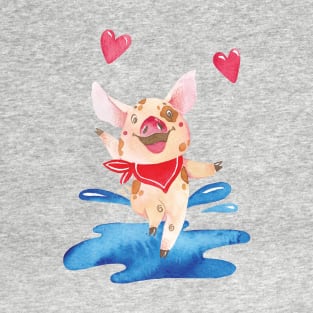 Happy Dancing Pig T-Shirt